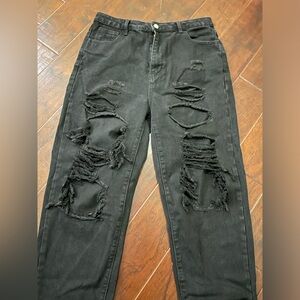 Black Jeans From Shien
